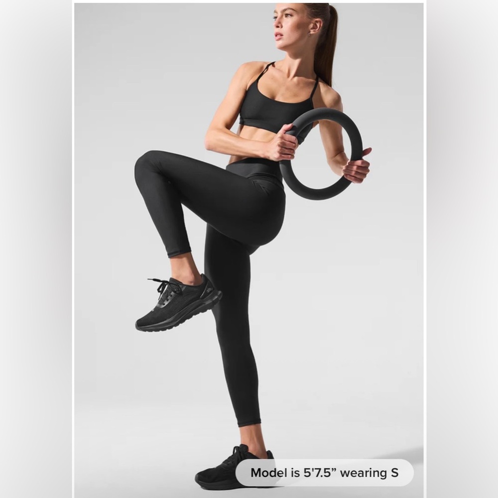 ALO Yoga 7/8 High Waist Airlift Leggings/Black Size Small